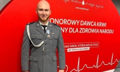 Policjant z Rybnika zasłużony dla zdrowia narodu - Serwis informacyjny z Raciborza - naszraciborz.pl