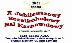 Bezalkoholowy bal karnawałowy - Serwis informacyjny z Wodzisławia Śląskiego - naszwodzislaw.com