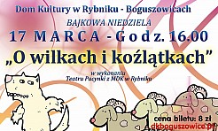 Bajkowa Niedziela w Domu Kultury w Rybniku-Boguszowicach - Serwis informacyjny z Wodzisławia Śląskiego - naszwodzislaw.com