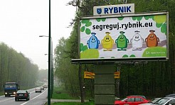 Billboardy promują segregację - Serwis informacyjny z Wodzisławia Śląskiego - naszwodzislaw.com