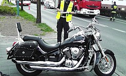 Wypadek z udziałem motocyklisty i samochodu osobowego  - Serwis informacyjny z Wodzisławia Śląskiego - naszwodzislaw.com