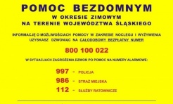 Infolinia dla bezdomnych - Serwis informacyjny z Wodzisławia Śląskiego - naszwodzislaw.com