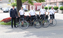 Rowerowe patrole straży miejskiej - Serwis informacyjny z Wodzisławia Śląskiego - naszwodzislaw.com