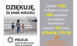 Nowa kampania śląskiej policji - Przejście oddaj pieszym - Serwis informacyjny z Wodzisławia Śląskiego - naszwodzislaw.com