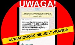 Nocna dezynfekcja ze śmigłowca. To fake news!  - Serwis informacyjny z Wodzisławia Śląskiego - naszwodzislaw.com