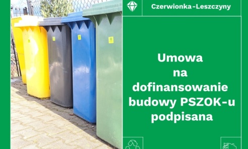 Nowoczesny PSZOK powstanie w Czerwionce-Leszczynach. Jest umowa i dofinansowanie Nowoczesny PSZOK powstanie w Czerwionce-Leszczynach. Jest umowa i dofinansowanie - Serwis informacyjny z Wodzisławia Śląskiego - naszwodzislaw.com
