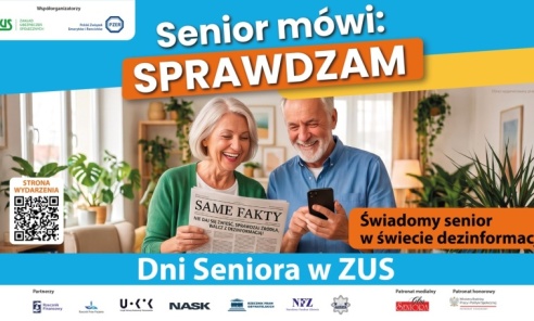Senior mówi: SPRAWDZAM! Zapraszamy na Dni Seniora w ZUS Senior mówi: SPRAWDZAM! Zapraszamy na Dni Seniora w ZUS - Serwis informacyjny z Wodzisławia Śląskiego - naszwodzislaw.com