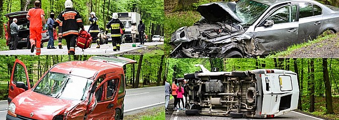 Czołowe zderzenie busa z BMW! DW919 na odcinku Jankowice-Rudy zablokowana! - Serwis informacyjny z Wodzisławia Śląskiego - naszwodzislaw.com