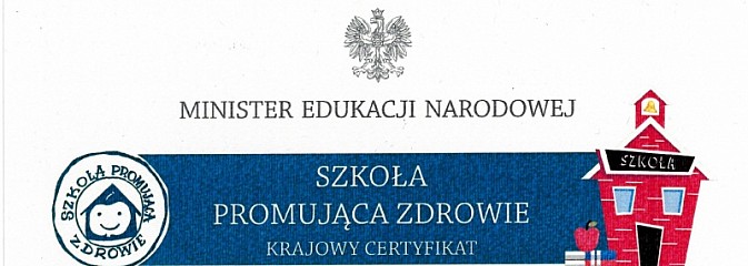 Rybnicki ZSEU z krajowym certyfikatem Szkoła Promująca Zdrowie - Serwis informacyjny z Wodzisławia Śląskiego - naszwodzislaw.com