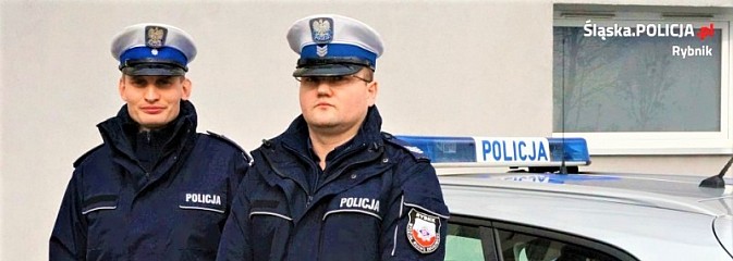 Bohaterscy policjanci uratowali życie mężczyźnie - Serwis informacyjny z Wodzisławia Śląskiego - naszwodzislaw.com