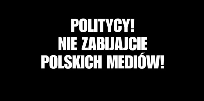 Politycy! Nie zabijajcie polskich mediów